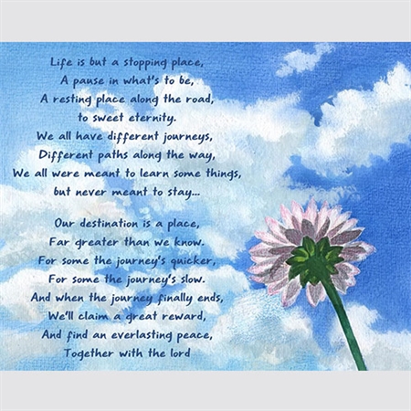Touch the Sky - Watercolor Print with Custom Text - myDaVinci